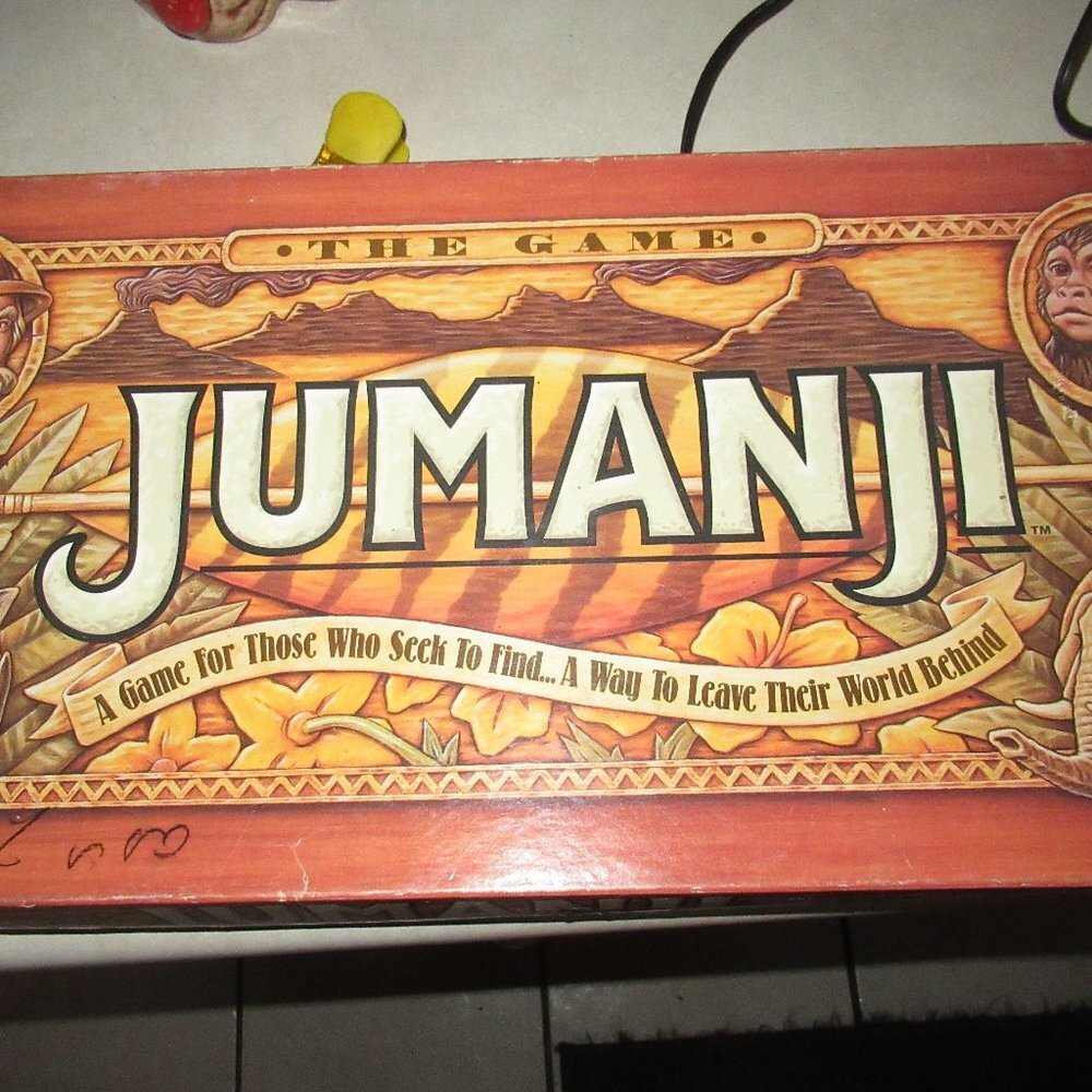 1995 Vintage Jumanji Board Game by Milton Bradley - Picture 1 of 7